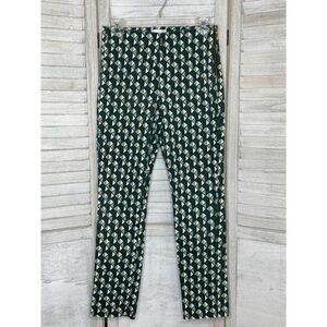 H&M Green Geometric Print Pants Size 8